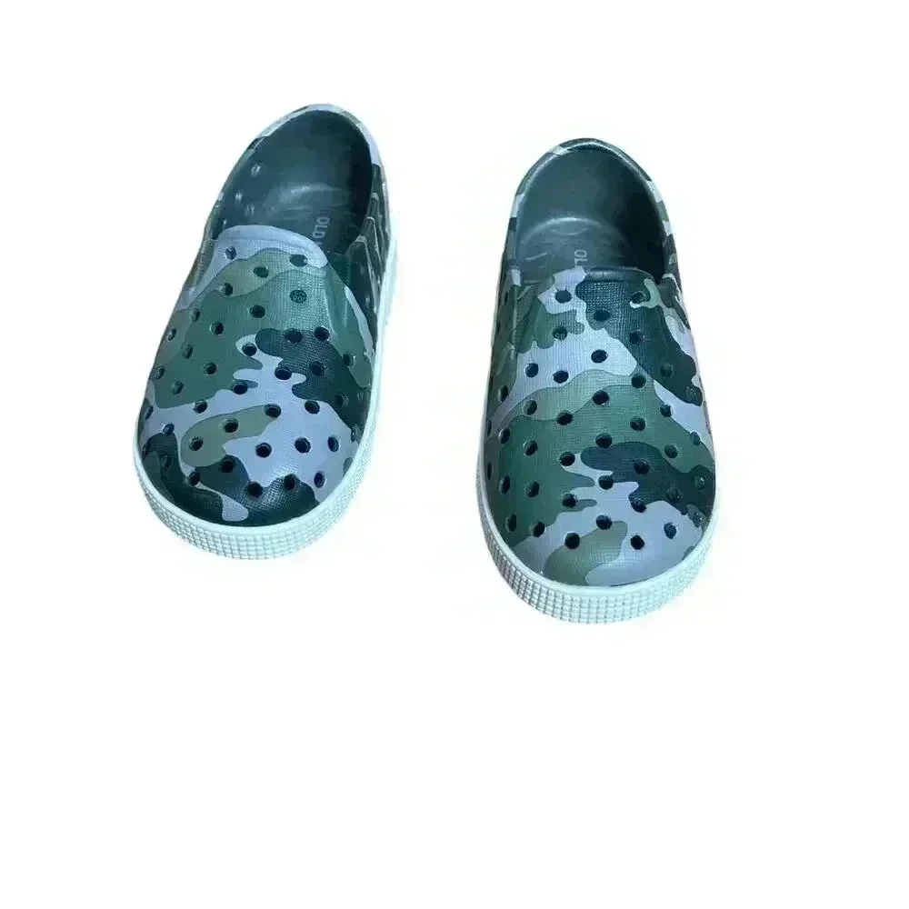 Old Navy Camouflage Toddler Size 6 Water Shoes Unisex Camo Rubber Slip On